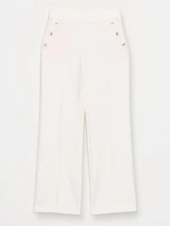 MOHITO Eleganckie spodnie kremowy New