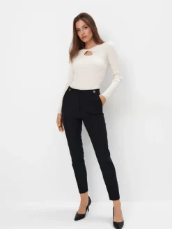 MOHITO Eleganckie spodnie czarny Online