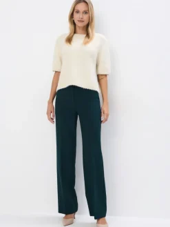 MOHITO Eleganckie spodnie zielony New