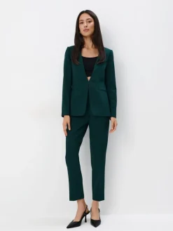 MOHITO Eleganckie spodnie zielony Discount