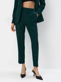 MOHITO Eleganckie spodnie zielony Discount
