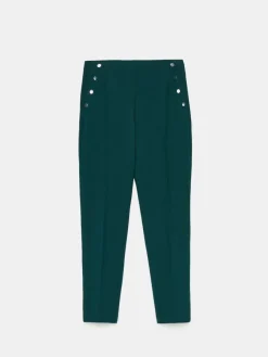 MOHITO Eleganckie spodnie zielony Discount