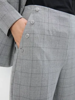 MOHITO Eleganckie spodnie w kratę wielobarwny Online