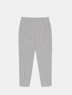 MOHITO Eleganckie spodnie w kratę wielobarwny Online
