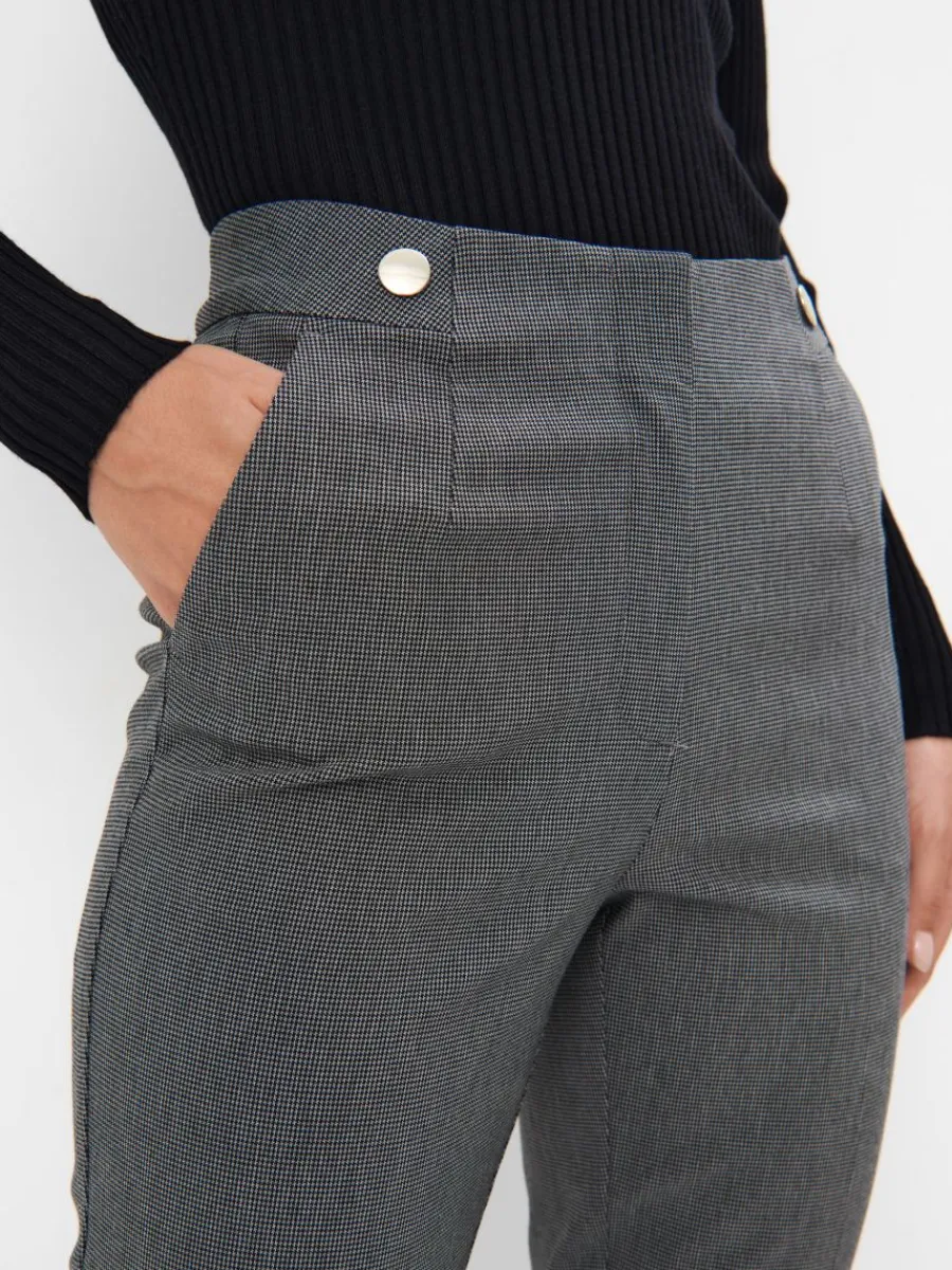 MOHITO Eleganckie szare spodnie wielobarwny Hot