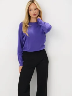MOHITO sweter fioletowy Fashion