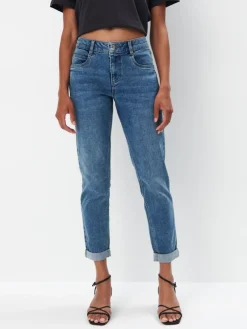 MOHITO Jeansy boyfriend niebieski Discount