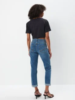 MOHITO Jeansy boyfriend niebieski Discount