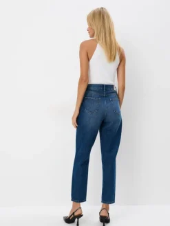 MOHITO Jeansy mom fit niebieski Sale