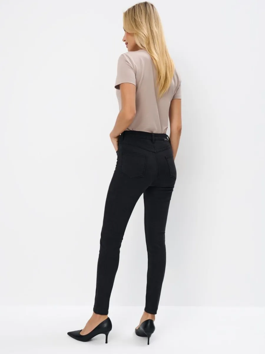 MOHITO Jeansy skinny czarny Online
