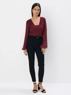 MOHITO Jeansy skinny czarny Clearance