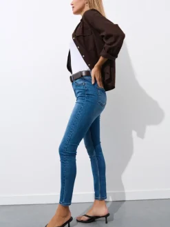 MOHITO Jeansy skinny niebieski Outlet