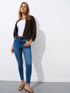 MOHITO Jeansy skinny niebieski Outlet
