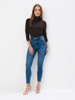 MOHITO Jeansy skinny niebieski Outlet