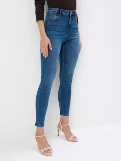 MOHITO Jeansy skinny niebieski Outlet