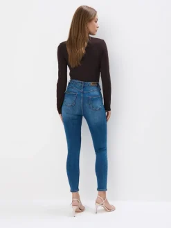 MOHITO Jeansy skinny niebieski Outlet