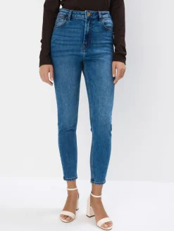 MOHITO Jeansy skinny PETITE niebieski Online