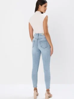 MOHITO Jeansy skinny PETITE niebieski Sale