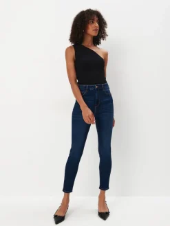 MOHITO Jeansy skinny PETITE granatowy Sale