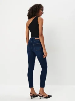 MOHITO Jeansy skinny PETITE granatowy Sale