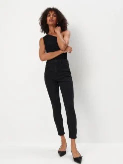 MOHITO Jeansy skinny PETITE czarny Sale