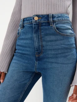 MOHITO Jeansy skinny PETITE niebieski Online