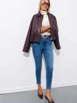 MOHITO Jeansy skinny PETITE niebieski Fashion