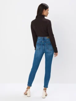 MOHITO Jeansy skinny PETITE niebieski Fashion