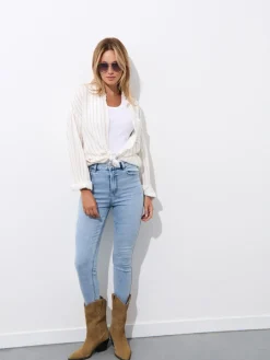MOHITO Jeansy skinny PETITE niebieski Outlet