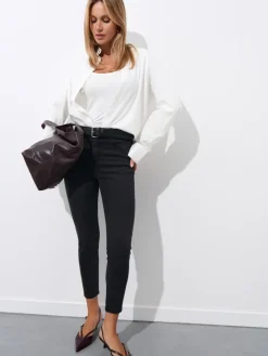 MOHITO Jeansy skinny PETITE czarny Outlet