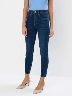 MOHITO Jeansy skinny push up niebieski Discount