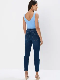 MOHITO Jeansy skinny push up niebieski Discount