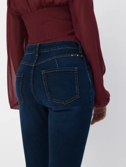 MOHITO Jeansy skinny push up granatowy Online