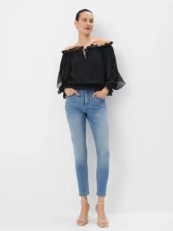 MOHITO Jeansy skinny push up niebieski Discount