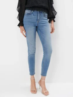 MOHITO Jeansy skinny push up niebieski Discount