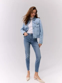 MOHITO Jeansy skinny push up niebieski Discount
