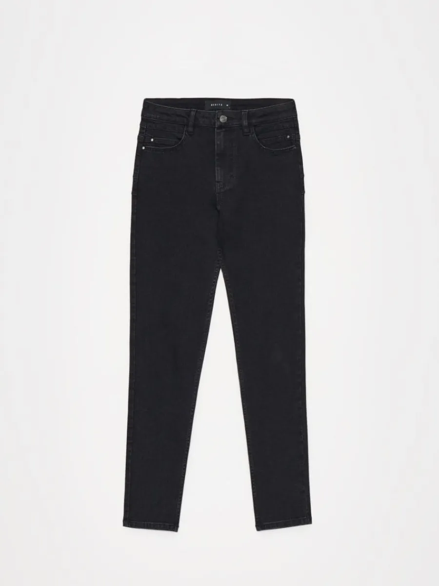 MOHITO Jeansy skinny push up czarny Hot