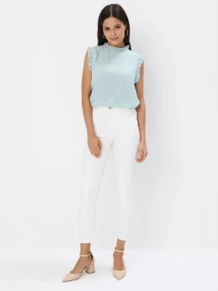 MOHITO Jeansy skinny push up PETITE biau0142y Clearance