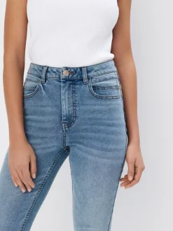 MOHITO Jeansy skinny push up PETITE niebieski Discount
