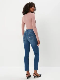 MOHITO Jeansy slim niebieski Discount
