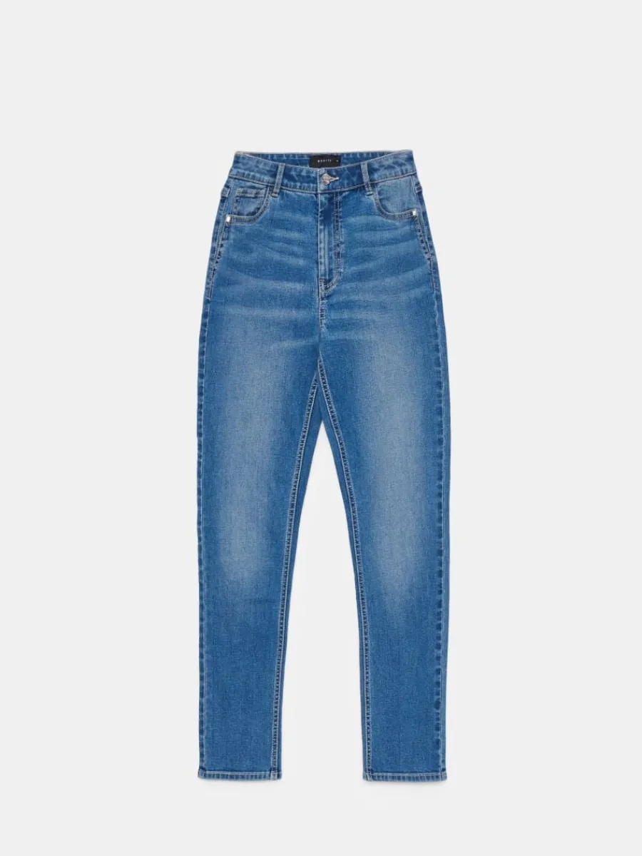 MOHITO Jeansy slim niebieski Discount