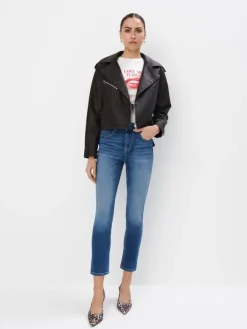 MOHITO Jeansy slim niebieski New