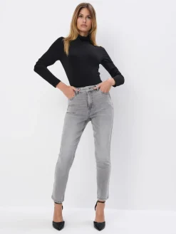 MOHITO Jeansy slim szary Hot