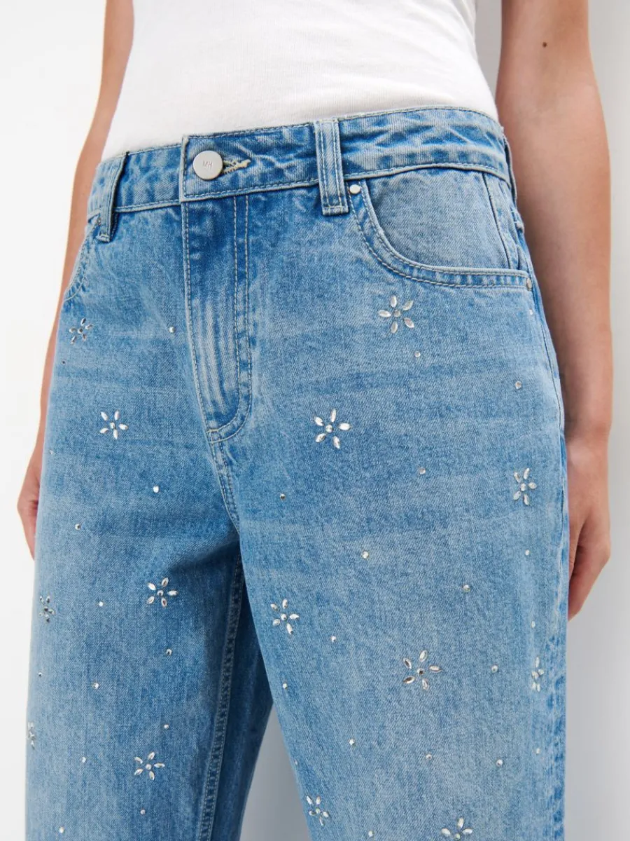 MOHITO Jeansy straight niebieski Discount