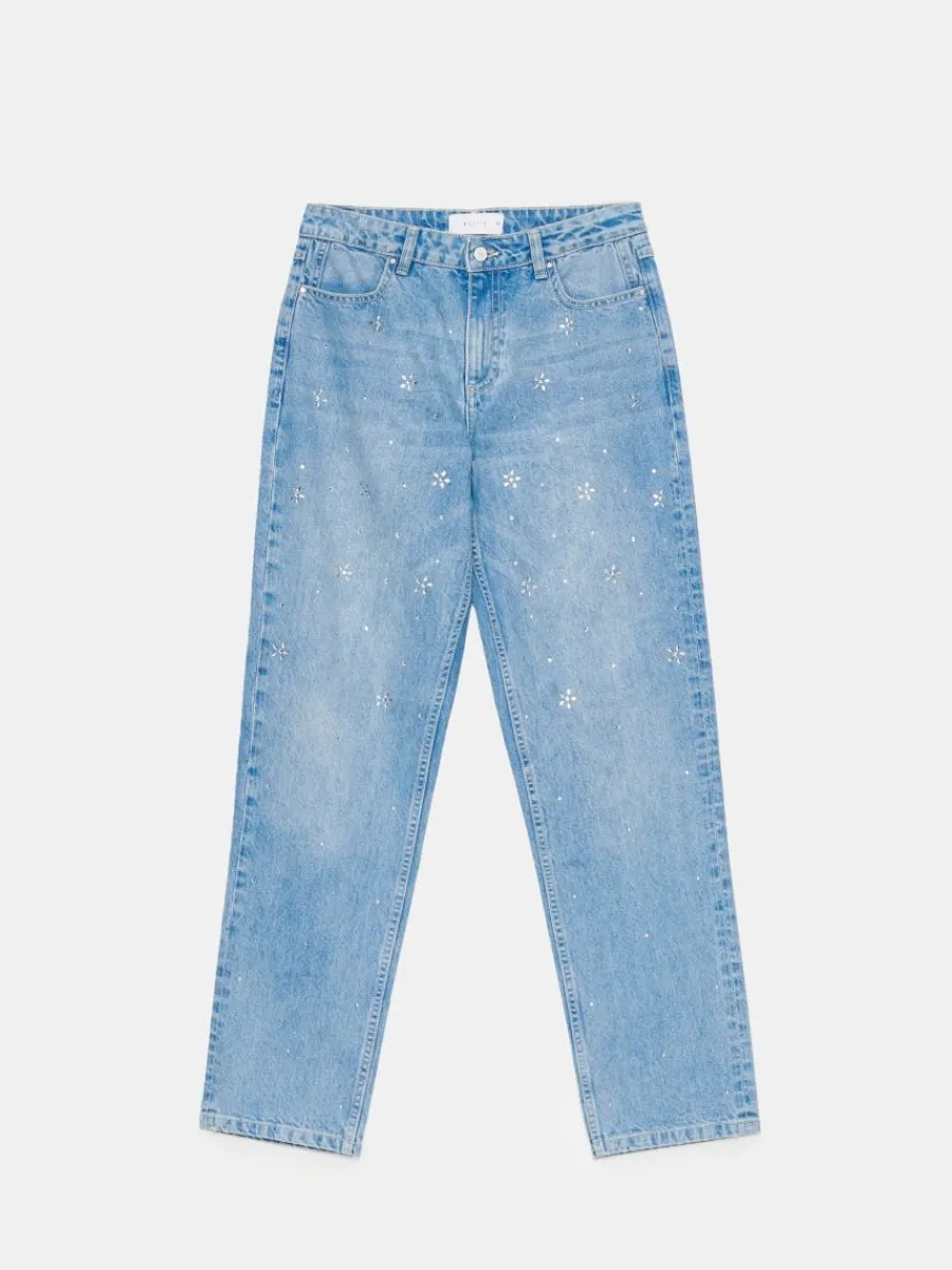 MOHITO Jeansy straight niebieski Discount