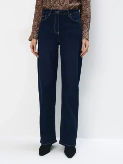 MOHITO Jeansy straight granatowy Outlet