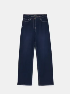 MOHITO Jeansy straight granatowy Outlet