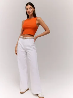 MOHITO Jeansy wide leg biau0142y Sale