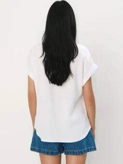 MOHITO Koszula z krótkim rękawem biau0142y Fashion