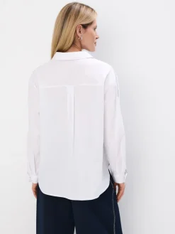 MOHITO Koszula z ozdobnym detalem biau0142y Discount